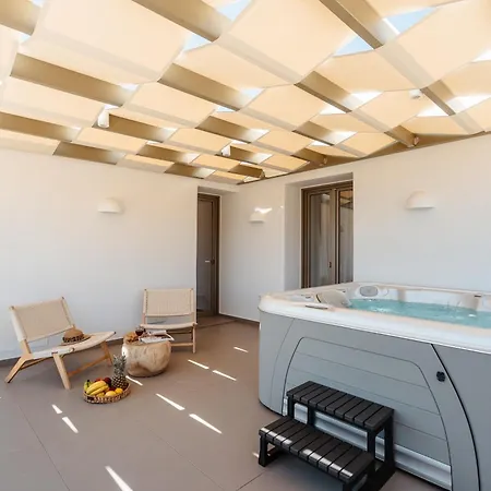 Thalelion 3 Bedroom Villas With Private Pool And Jacuzzi Naxos City Exterior photo