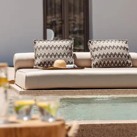 Thalelion 3 Bedroom Villas With Private Pool And Jacuzzi Naxos City Exterior photo
